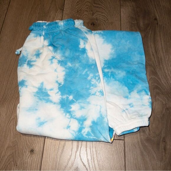 NIP BSR By Samii Ryan Youâre A StarâCloud Blue Tie Dyeâ Sweatpants Size Small - Picture 2 of 5